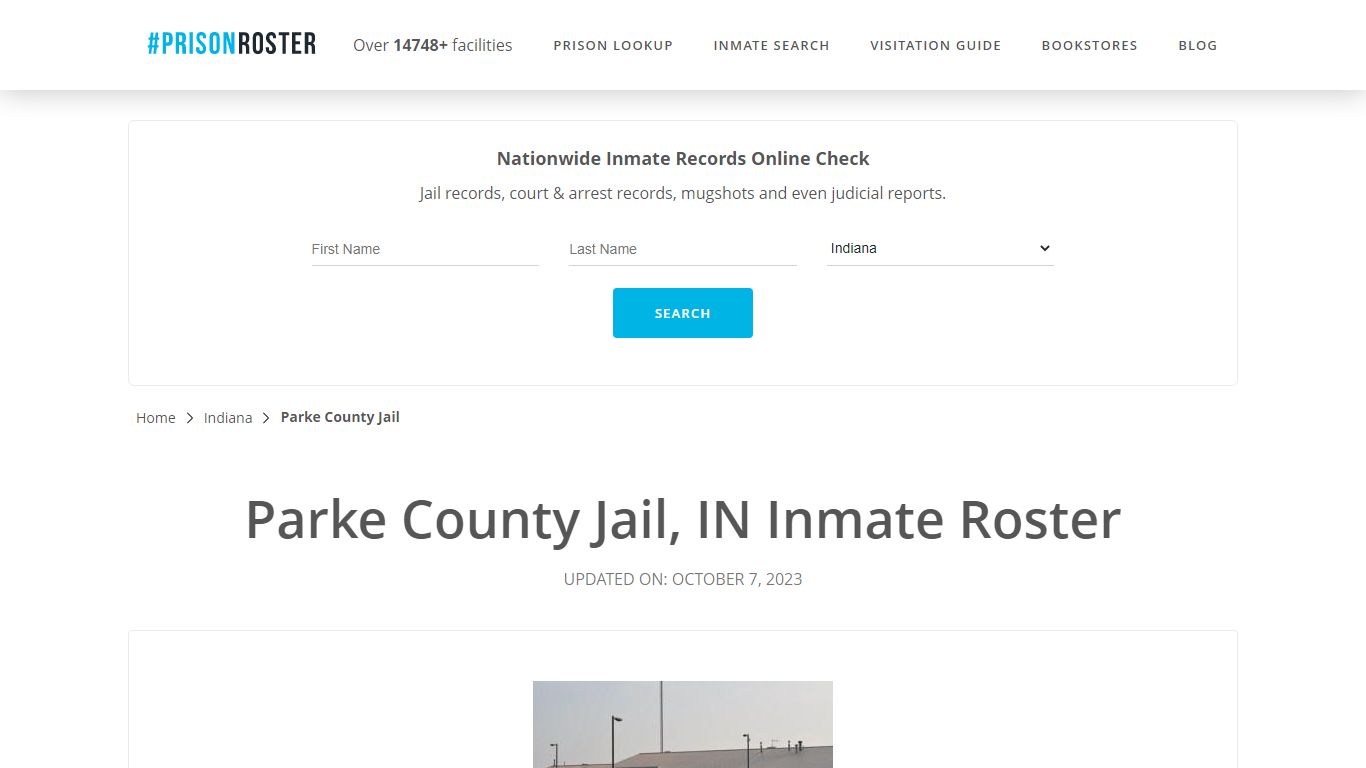 Parke County Jail, IN Inmate Roster - Prisonroster